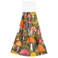 thumbnail image 7 of Yayeee Kitchen Hanging Hand Towels Set of 2 with Loop Bathroom Absorbent Tie Towel, Vibrant Mushroom, 7 of 7