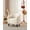 White, variant on Accent Barrel Chair, Soft Furry Armchair with Sturdy Legs, Cozy Single Sofa Chair for Living Room, Bedroom, Office and Reception Room
