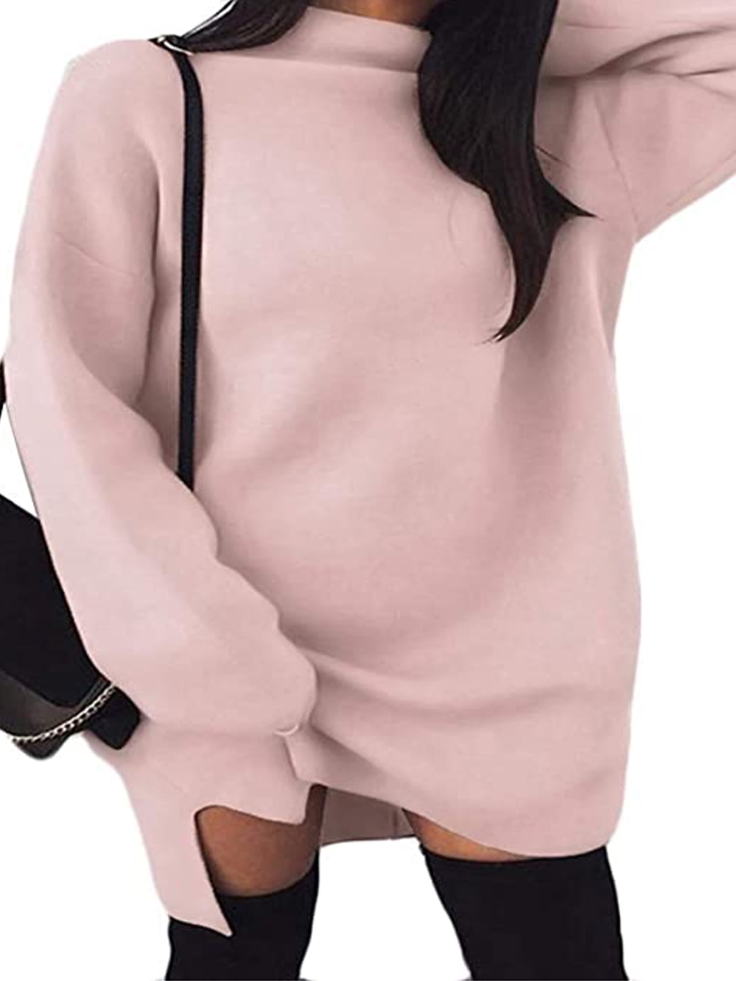 pink jumper dress womens