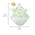 thumbnail image 3 of HCBY Large Goose Statue Dress, Sunflower Leaf Print Outfit with Hat for Yard, Porch, Garden, 3 of 5