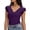 Solid, variant on Enjoytime Blouses for Women Solid Color V-Neck 1/4 Sleeve Crop Tops 2026 Spring Summer Vacation Casual Shirts Green XXL