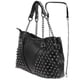 thumbnail image 3 of Bolso bandolera negro con remaches de 1 pieza, bandolera negra, bandolera, con cadena de todo fósforo, 3 of 6