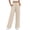 Beige, variant on Wide Leg Sweatpants for Women Casual High Waisted Baggy Sweatpants Drawstring Workout Pants with Pockets Fashion Outfits,Gray,S
