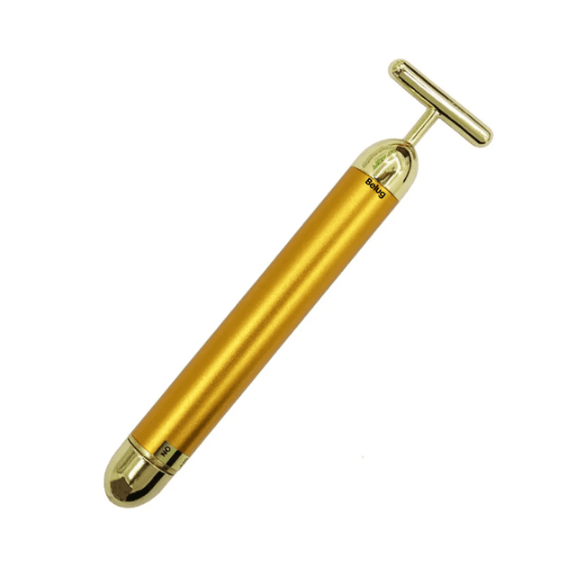 Masajeador Facial 24k Face Eléctrico Anti Piel Reafirmante Belug, Dorado