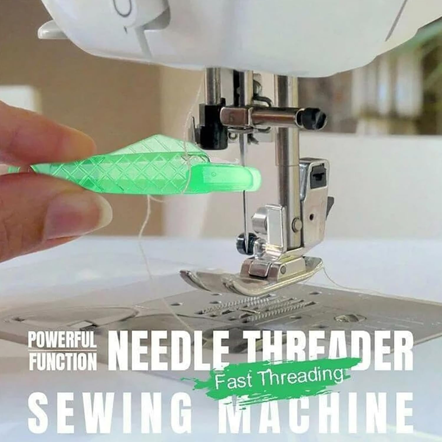 Emlimny 10 Pcs Fish Mouth Sewing Machine Needle Threader,Upgraded Automatic Sewing Needle Threader,Simple Needle Threader Tool,Quick Sewing Machine Cycle Simple Needle Threader Tool