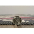 thumbnail image 3 of Outdoor Washable Grayton Ivory & Charcoal 5' x 7' Area Rug, 3 of 9