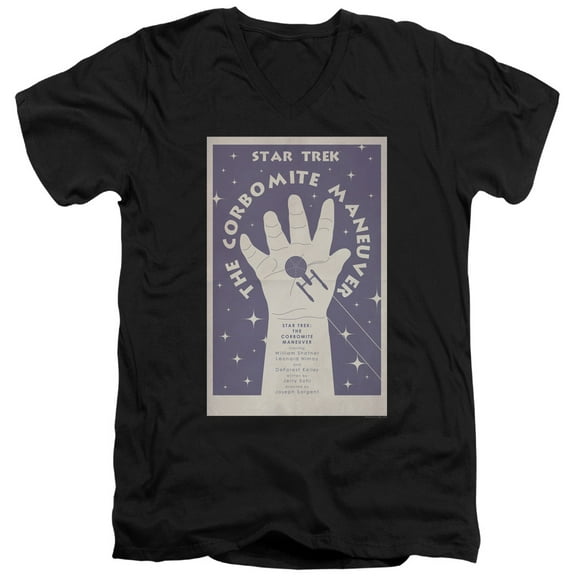 Star Trek - Tos Episode 10 - Slim Fit V Neck Shirt - Small