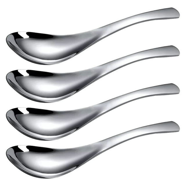 cucharas resistentes para sopa, café, mesa, cubiertos, sopas, salsas, guisos, cereales y salsas.
