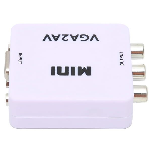 Convertidor de vídeo, Mini VGA a AV VG Ato Adaptador AV VG Ato AV Convertidor Funcionalidad inteligente