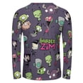 thumbnail image 3 of Cartoon Character Long Sleeve Shirts for Men Trendy Streetwear Crew Neck Tops Full Print Funny Graphic T-Shirt S, 3 of 6