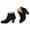 Black, variant on Suede Fall Boots for Women 2025 Stacked Heeled Booties Round Toe Zipper Heels Casual Ankle Boots