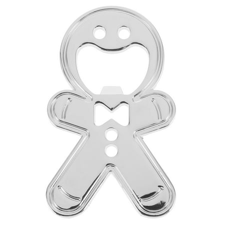 

Bottle Opener Gingerbread Man Shape Beer Bottle Opening Tool Holiday Supply