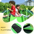 thumbnail image 4 of EUROCO 6 FT Dome Climber，Jungle Gym with Rust & UV Resistant Steel，4.6FT Wave Slide for Kids Outdoor Play Center, Supporting 800 lbs Rugged and Interesting Climbing Dome, 4 of 9
