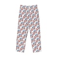 thumbnail image 2 of Vsdgher Donkey Print Mens Pajama Pants Sleep & Lounge Pants, PJ Bottoms With elastic waistb and Pockets, 2 of 5