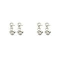 thumbnail image 2 of Guardoinrt 2 Pcs Entraînement Efficace Collier Cloche Breloque Pendentif pour Chien Chat Matériaux de Qualité Cuivre Voix Forte 2 Ensembles, 2 of 6