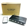 thumbnail image 3 of Zettaguard 4K x 2K 4 Port 4 x 1 HDMI Switch with PIP and IR Wireless Remote Control (ZW410), 3 of 7