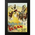 thumbnail image 2 of Unknown 11x14 Black Modern Framed Museum Art Print Titled - Vintage Westerns: Texan, 2 of 5