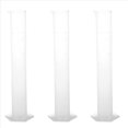thumbnail image 1 of 3X Probeta 250mL Plastico Transparente Medicion de Liquidos, 1 of 3