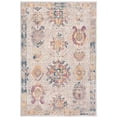 thumbnail image 2 of SAFAVIEH Bristol Regena Southwestern Polyester Area Rug, Light Grey/Blue, 6' x 9', 2 of 6