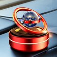 thumbnail image 2 of Pebbuoy Solar Car Aromatherapy Diffuser Portable Double Ring Auto Rotating Solar Heater Car Oil Diffuser Car Air Freshener, 2 of 8