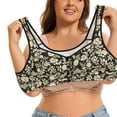 thumbnail image 6 of Hfnxid Women Plus Size Bras no Wire,Women Leopard-Print Front Buckles Underwear No Steel Close Bra1PC, 6 of 8