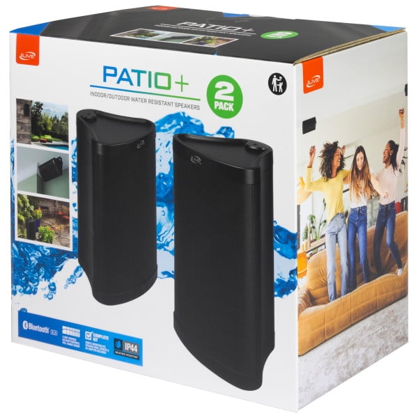 iLive Patio Indoor/Outdoor Bluetooth Wireless Water Resistant