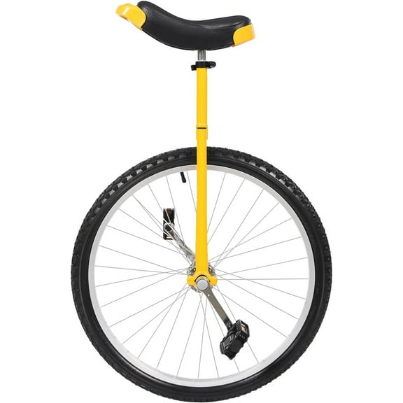 24 Inch Unicycle Classic One Wheel Bike for Kids Adults Beginner Outdoor Indoor Sports Entertainment Exercises Balance Fun
