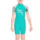 thumbnail image 1 of Buceo vela mojada traje chicas seco rápido stand traje de baño niños manga corta redondo cuello completo cuerpo traje de neopreno para surfear natación buceo verde l Speravity OD003667-07, 1 of 7