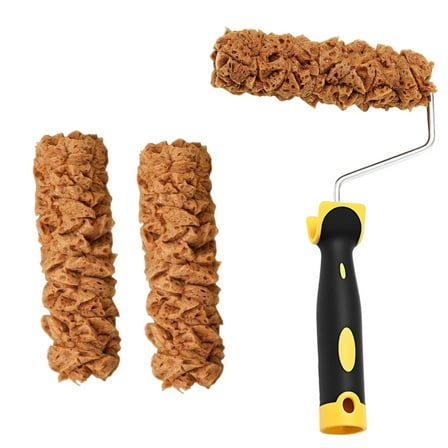 6Inch Drywall Roller Set Includes 3 Covers and Frame for Easy Painting