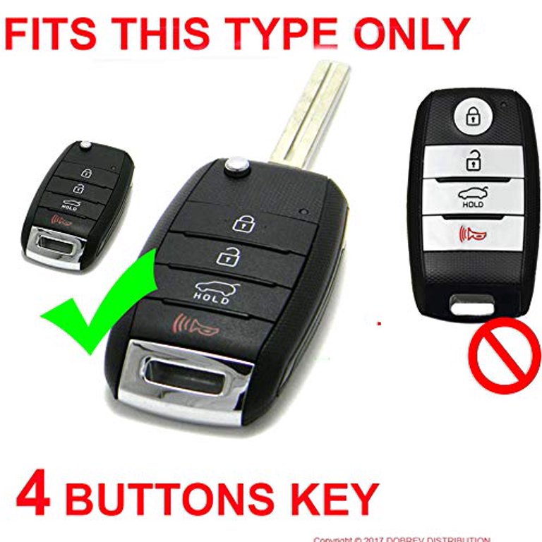 TPU Smart 3 Buttons Car Key Fob Cover for Kia NIRO Forte Optima Sorento TPU Smart 3 Buttons Car Key Fob Cover for Kia NIRO Forte Optima Sorento
