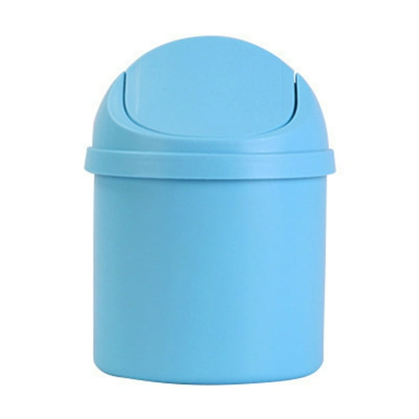 Mini Bote De Basura Bote De Basura Casero Bote De Basura Mini Bote De Basura De Escritorio PP Diseño De Tapa íntima Compacta Bote De Basura Para El Hogar Cocina Escritorio