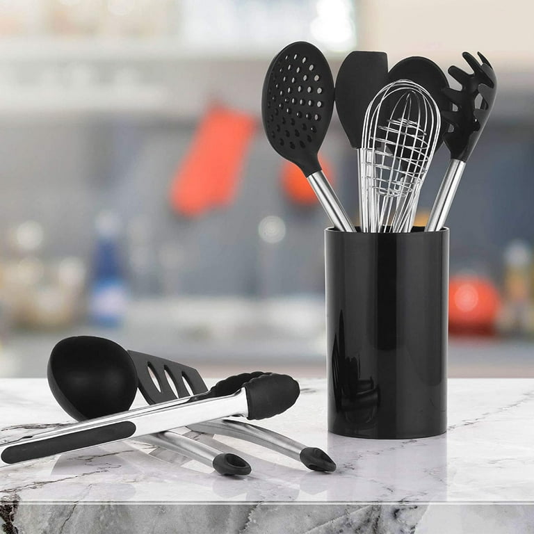 Stainless Steel Kitchen tools Utensil Set, Standcn 9 PCS Cooking Utensils  NEW23