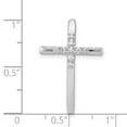 thumbnail image 4 of 14k White Gold 1/10ct. Diamond Cross Chain Slide, 4 of 4