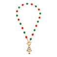 thumbnail image 2 of Christmas Pearl Necklace Holiday Snowflake Christmas Tree Pendant Personalized Collarbone Chain Necklace, 2 of 6