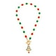 thumbnail image 2 of Adornos navideños, regalos navideños, collar de perlas navideñas, colgante de copo de nieve navideño, collar de cadena de clavícula personalizado, collar de festival de aleación, 2 of 6