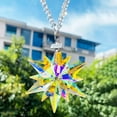 thumbnail image 3 of EOEMY 1Pc Rainbow Maker Ab Car Hanging Prism Crystal Glass Simple Aerial Pendant, 3 of 9
