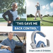 Bell Clamp by Lunderg - The ONLY Ergonomic Incontinence Clamp for Men with 3 Adjustable Sizes, Bell Shaped Frame and Anatomical Cutouts for ALL Day Comfort - Male Incontinence Products