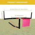 thumbnail image 6 of Adjustable Steel Pick Up Truck Bed Hitch Extender Extension Rack for Boat Lumber Long Loads Canoe Ladder, 6 of 6