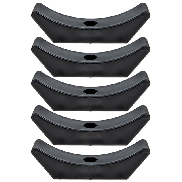 Shisuyan 5 Pcs Support d'Haltère PP Empêche de Rouler et Protège le Sol Noir