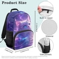 thumbnail image 7 of Pzuqiu Galaxy Cat Personalized Kids Backpack with Adjustable Shoulder Strap 17 Inch Custom School Bag Backpack with Name Unique Customized Bookbag for Teenagers Girls Age 8-14, 7 of 7