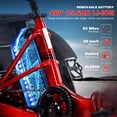 thumbnail image 3 of imerelez 500W Folding Electric Tricycle for Adults, 48V 20" Fat Tire 3-Wheel Ebike for Daily Commute & Grocery Hauling&nbsp;with Reverse & Large Basket,Red, 3 of 11