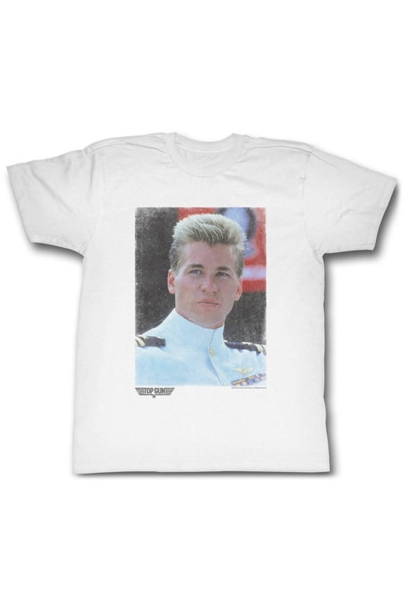 Top Gun - Iceman Fade Apparel T-Shirt - White