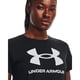 thumbnail image 3 of Camiseta Under Armour Live Sportstyle Graphic para mujer en blanco y negro, 3 of 5
