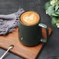 thumbnail image 4 of Tazas de café de cerámica grandes de 24 Oz/700ml con mango dorado, taza de té Jumbo Extra grande para oficina y hogar, regalo y presente, 4 of 5