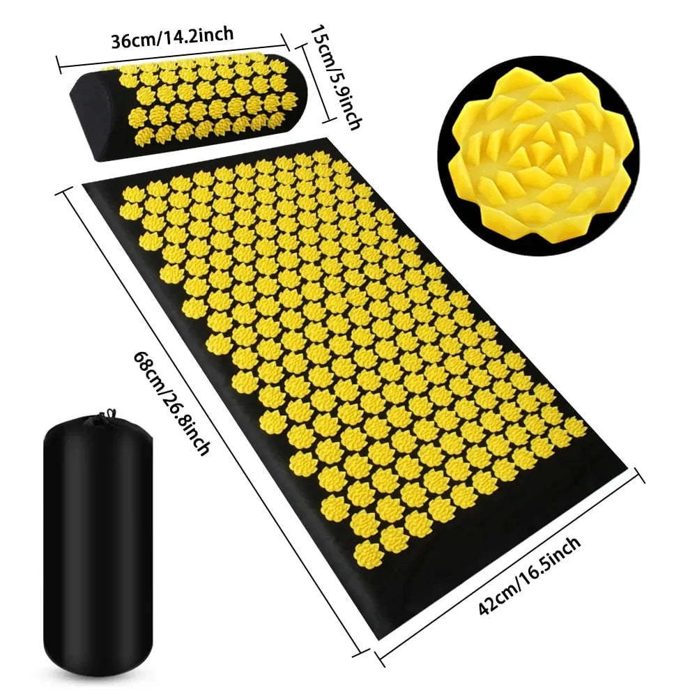 10xSport Acupressure Yoga Mat with Spikes
