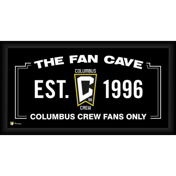 Columbus Crew Framed 10" x 20" Fan Cave Collage