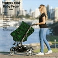 thumbnail image 5 of Haiem Green Bright Web with Spiders Baby Nursing Cover & Nursing Poncho - Multi Use Cover for Baby Car Seat Canopy, Stroller Cover, 360°Full Privacy Breastfeeding Coverage, 5 of 9