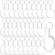 thumbnail image 2 of 90 piezas de llaveros de acrílico en blanco, adornos de acrílico redondos transparentes, discos circulares de acrílico de 2 pulgadas con anillos de llavero para manualidades de bricolaje, 2 of 5