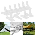 thumbnail image 6 of GARENDE 10Pcs Canopies Clamps Fixed Clips Tarp Clips for Camping Awnings Boat Covers clear, 6 of 9