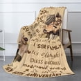 thumbnail image 3 of 60th Wedding Anniversary Blanket Gifts for Couple Parents Ideas 60"x50", 3 of 7